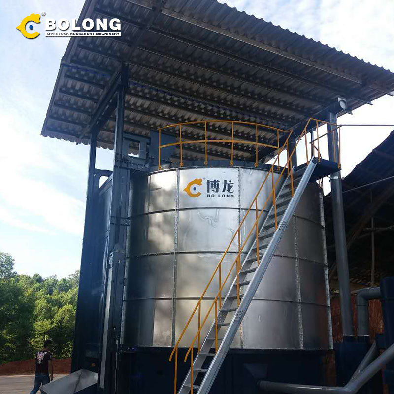 quite-running animal manure fermenter equipment